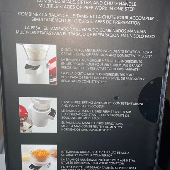 Brand New KitchenAid Stand Mixer Shifter + Scale Attachment only - Picture 6 of 8